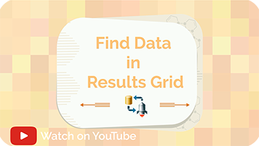 Find DATA in ResultsGrid