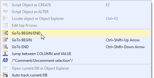 jump between column and value in insert statement